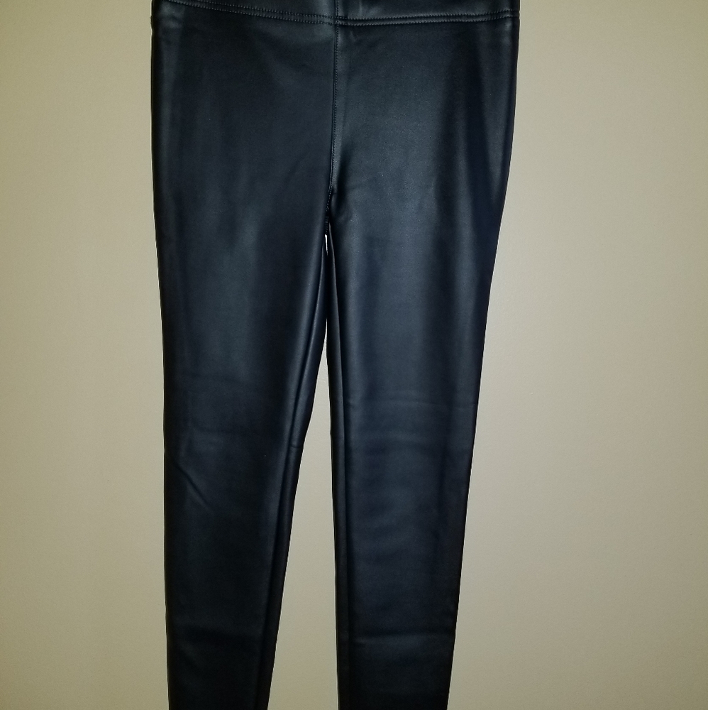 Loft faux leather skinny pants
